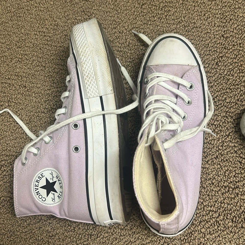 purple platform converse 💟💟